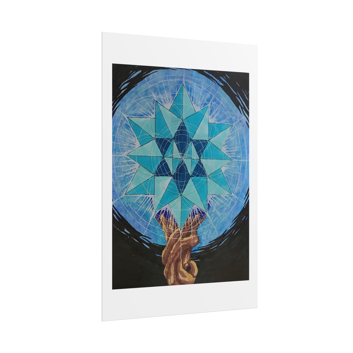 "The Staff" poster print of original artwork by F Noto