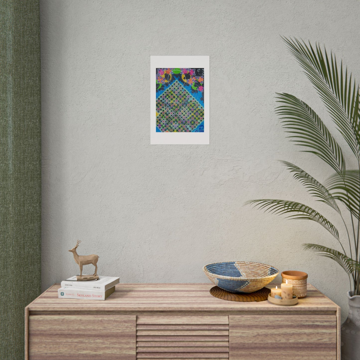 "Fractal Dream" Poster of Artwork by Mississippi artist Frank Noto a.k.a. "Noto the Artist". This is a print of the original hand drawn artwork.