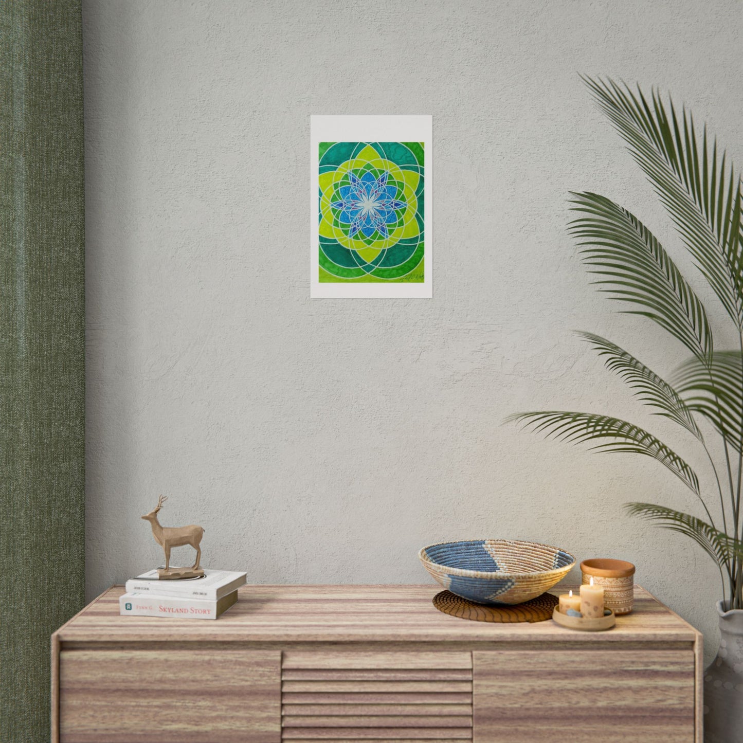 "Seed of Life" Poster print of artwork by Mississippi artist Frank Noto aka "Noto the Artist"