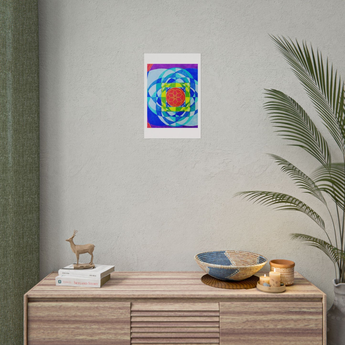 Squared Circle by Frank Noto print poster of original artwork....