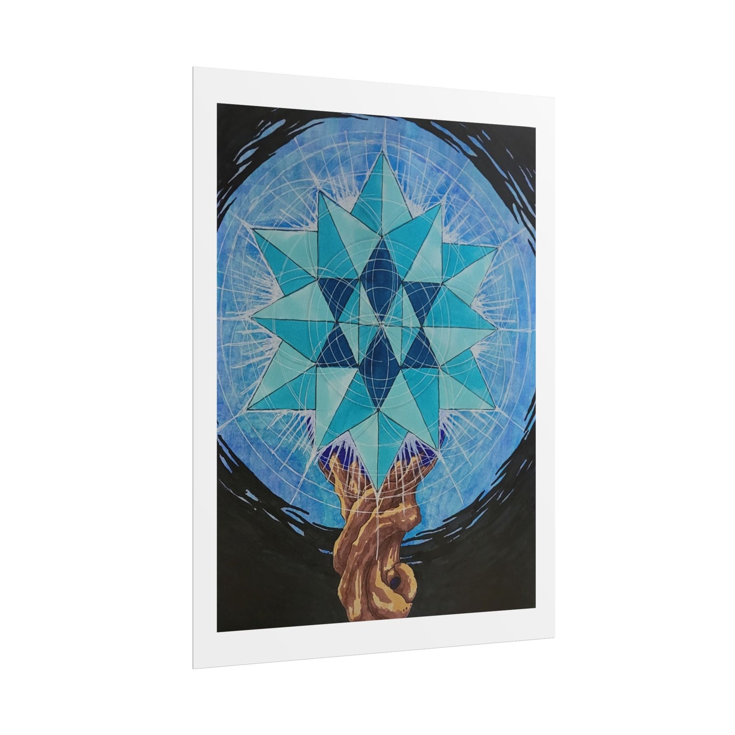 "The Staff" poster print of original artwork by F Noto