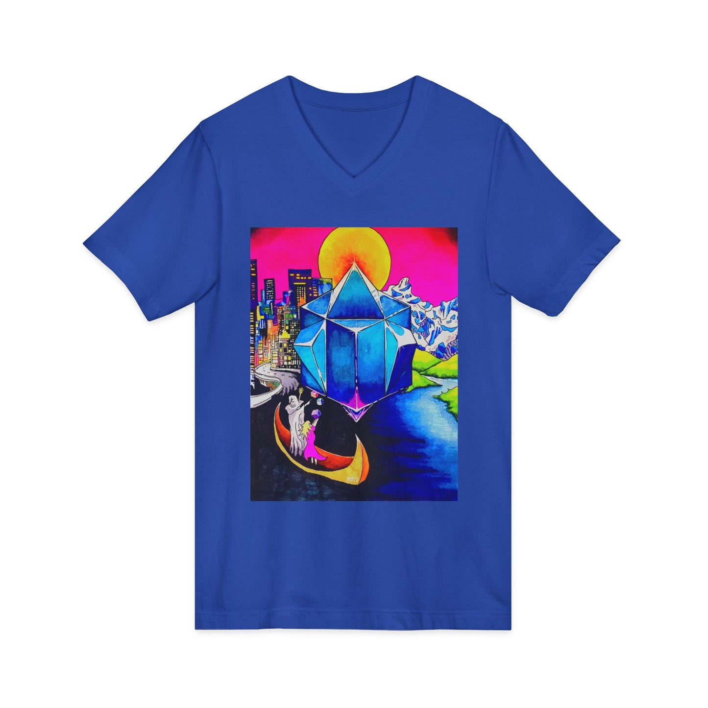 "Create Your World" V-Neck Tee