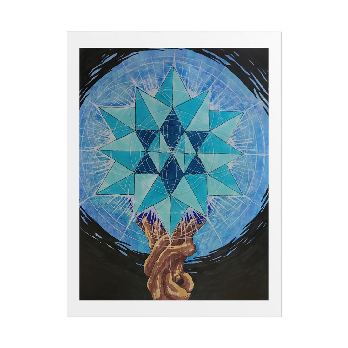 "The Staff" poster print of original artwork by F Noto