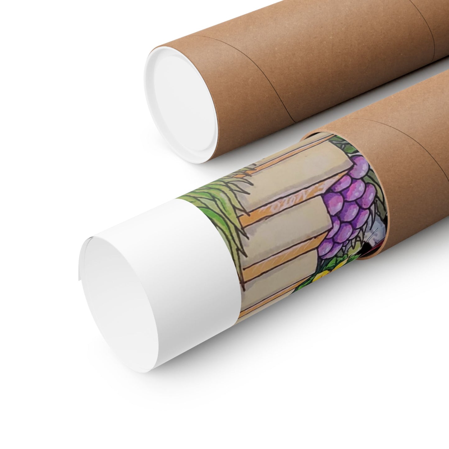 "Paths and Doorways" illustrated by Noto the Artist. Poster print of the original artwork. Whimsical Nature Poster Set - Enchanting Garden Decor, Bohemian Wall Art, Dreamy Home Aesthetic, Gift for Nature Lovers, Colorful Artwork