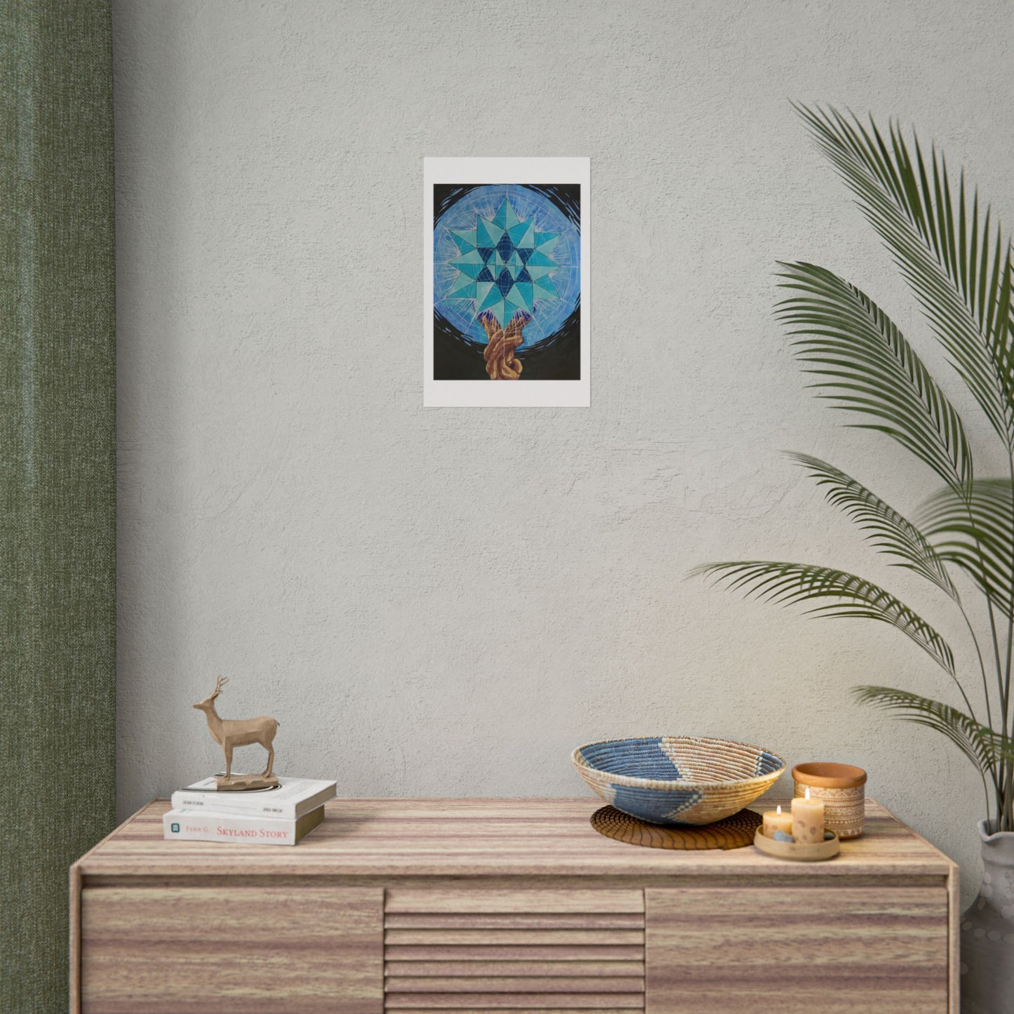 "The Staff" poster print of original artwork by F Noto
