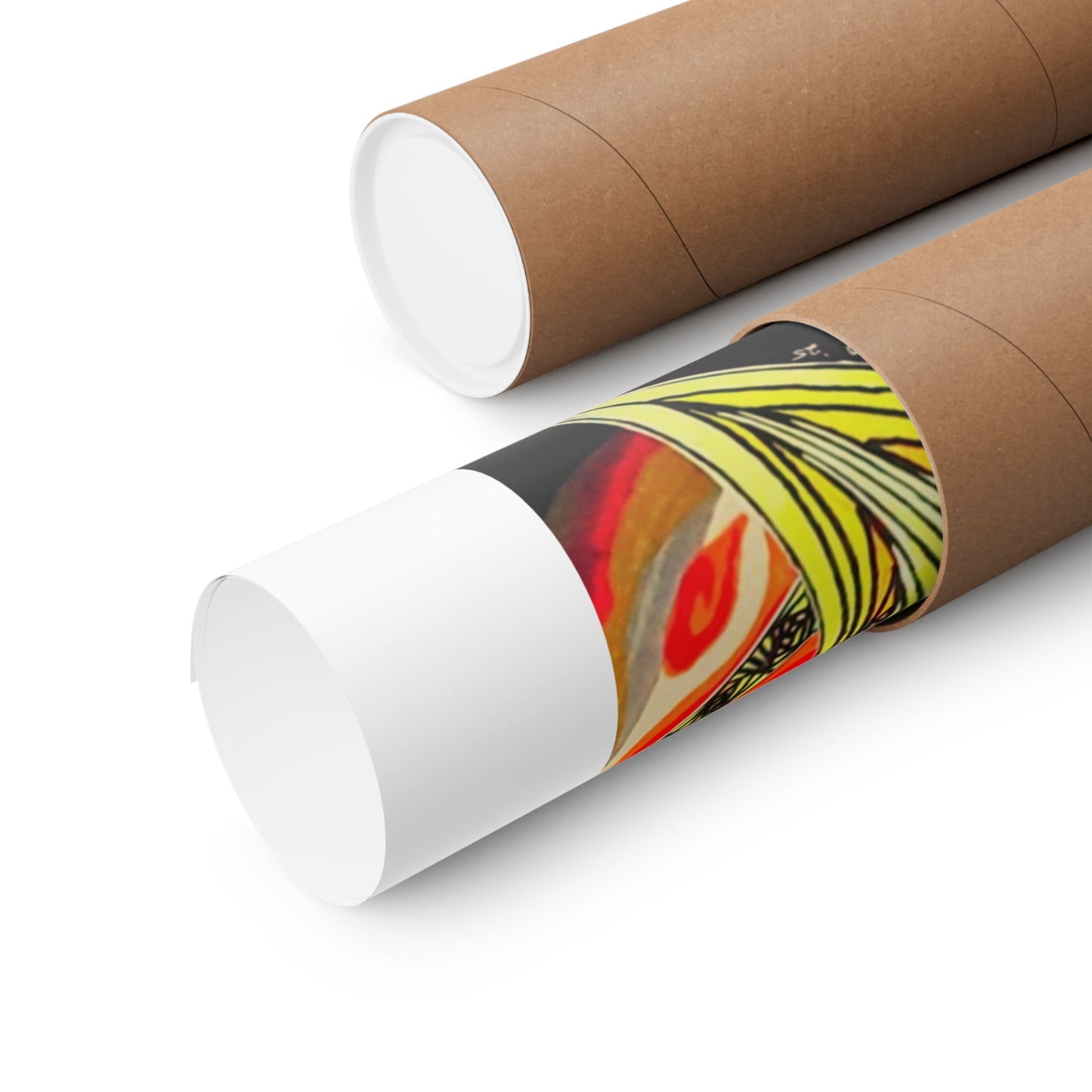 "Infinity" poster print of artwork hand illustrated by Noto the artist.  Vibrant Geometric Art Poster, Colorful Wall Decor, Abstract Home Decoration, Modern Art Print, Unique Gift for Art Lovers