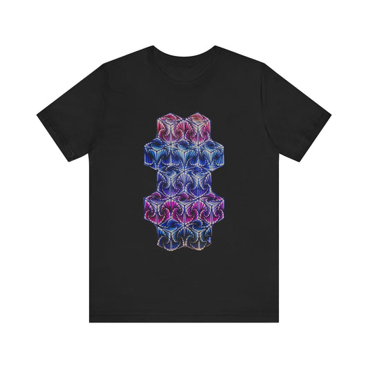 " Butterfly Cubes" T-shirt featuring artwork originally hand illustrated by Noto the Artist. Cosmic Vibes Unisex Jersey Tee, Graphic Tee for Art Lovers, Unique T-Shirt for Music Festivals, Birthday Gift, Everyday Wear, Stylish [...]