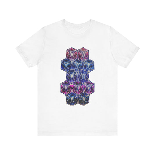 " Butterfly Cubes" T-shirt featuring artwork originally hand illustrated by Noto the Artist. Cosmic Vibes Unisex Jersey Tee, Graphic Tee for Art Lovers, Unique T-Shirt for Music Festivals, Birthday Gift, Everyday Wear, Stylish [...]